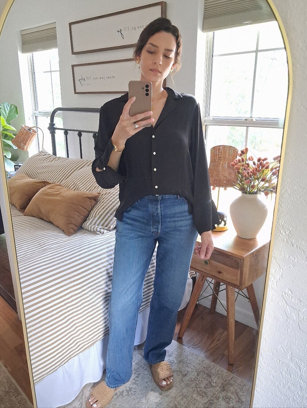 🌿 Alex Mill Vintage Dark Indigo Relaxed Straight Bev Jeans 28 🌿